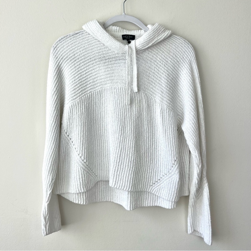 rag & bone Sunny Cotton Relaxed Fit Sweater Hoodie